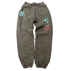CLUB FANTASY Sweatpants Joggers Graphic Elastic Waist Drawstring Lounge Pants
